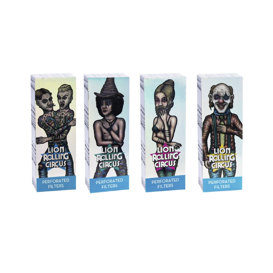 Filtros Tips Silver Large x 50u. Lion Rolling Circus